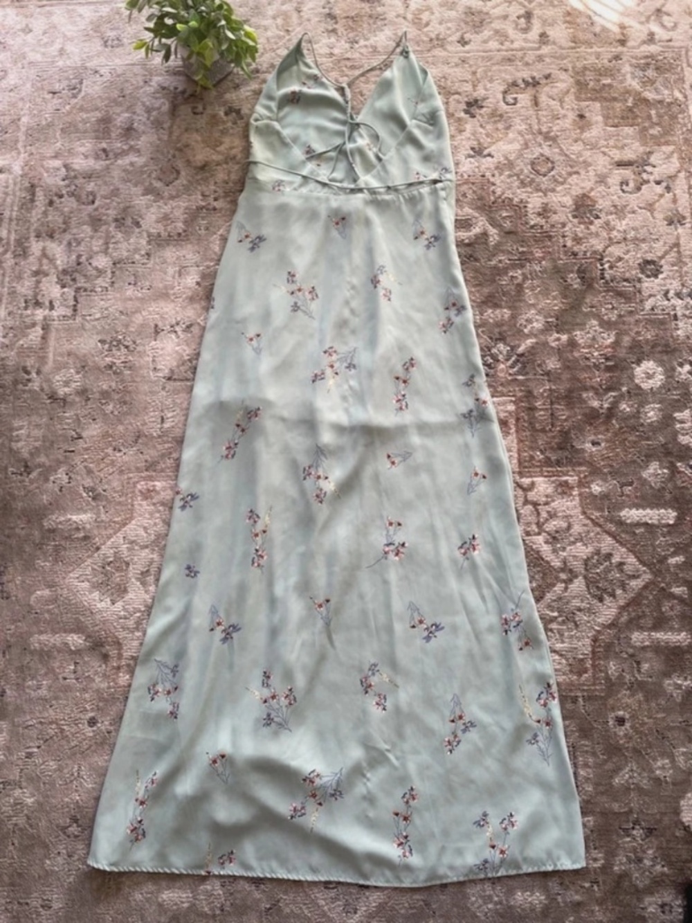 H&M Seagreen Floral Dress - Picture 2 of 9